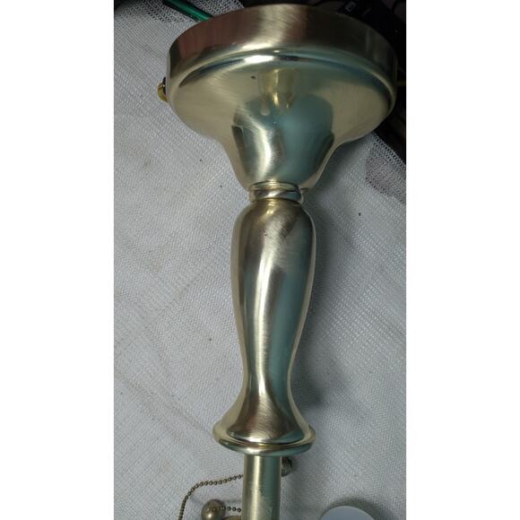 STIFFEL VTG BRASS TABLE LAMP 2 Arms 23" MCM RETRO 50'S CHARM NO SHADES - Picture 7 of 10